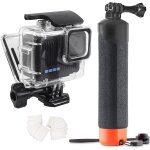 Botier sous - marin tanche de 45 m avec filtre de plonge pour go pro hero 4k (2024), poigne monopode ...