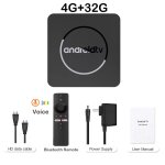 Botier tv q10 android 14 pour touristes, wifi 2. 4g et 5g, google voice ram, 4 go, 8 go rom, 64 go, ...
