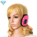 Bonnet bluetooth hiver chaud avec micro pour iphone et samsung rouge yonis