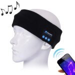 Bonnet bluetooth sport musique avec micro pour iphone samsung et autres appareils noir yonis