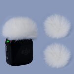 Bonnette micro anti - vent compatible avec dji mic mini, mousse micro en fourrure anti - pop, filtre ...