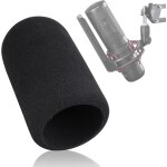 Bonnette micro, mousse micro anti vent pour hyperx procast, filtre anti - pop en mousse pour microphone ...