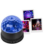 Boomtonedj sunball - demi - sph�re led - 48 led rgb - modes auto et audio - consommation faible