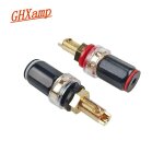 Borne d'amplificateur audio, fiche banane, base de haut - parleurs en cuivre, poste de liaison m8, vis ...