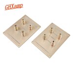 Borne de raccordement pour haut - parleur 4 bits, bornier en cuivre plaqu or, accessoires audio professionnel ...