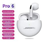 Bose&og pro 6 tws - casque sans fil avec micro, couteurs bluetooth, jeu de sport, casque de course pour ...