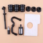Bouchon de tampon av, tuyau d'huile de carburant, jeu de filtres à air pour tronçonneuse stihl ms180 ... Bouchon de tampon av, tuyau d'huile de carburant, jeu de filtres à air pour tronçonneuse stihl ms180 ...