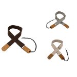 Boucles d'paule en coton et lin rglables, sangle ukulele solide, partie guitare anti - traction rtro ...