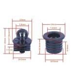 Boucles de haut - parleur audio bricolage, grille de haut - parleur en plastique, cheville  douille ...