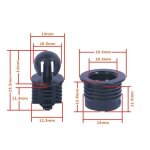 Boucles de haut - parleur audio bricolage, grille de haut - parleur en plastique, cheville  douille ...