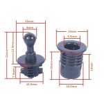 Boucles de haut - parleur audio bricolage, grille de haut - parleur en plastique, cheville  douille ...