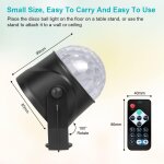 Boule disco, 2 pcs boule a facette couleurs, 360 rotative boule disco lumineuse rotative, 7 couleurs ... Boule disco, 2 pcs boule a facette couleurs, 360 rotative boule disco lumineuse rotative, 7 couleurs ...
