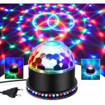 ¿boule disco, 5w led lumi�re disco rgb 51 leds musique contr�l�e et mode automatique avec prise ue, ...