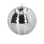 Boule a facettes miroir disco 40cm argent