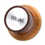 Bouton de contrle de la vitesse de la guitare electrique, rflecteur en argent, bouton de potentiomtre ...
