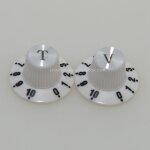 Boutons de contrôle de vitesse et de volume de guitare en aluminium, cloche de chapeau haut - de - forme ... Boutons de contrôle de vitesse et de volume de guitare en aluminium, cloche de chapeau haut - de - forme ...