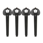 Bouton de corde de violoncelle 4 / 4 ebonewood arbre de corde a main bouton antidrapant