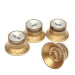 Bouton de guitare dor� 2 volumes 2 tons pour guitare electrique de style lp / sg