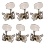 Boutons de guitare touches pour guitare electrique acoustique 3l 3r chevilles d'accord de cordes de guitare ...