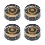 Boutons de vitesse a chiffres blancs, 4 pices, pices et accessoires pour guitare electrique les paul, ...
