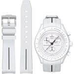 Bracelet pour omega x swatch, courbe sans soudure silicone bracelet pour swatch omega moonswatch speedmaster ... Bracelet pour omega x swatch, courbe sans soudure silicone bracelet pour swatch omega moonswatch speedmaster ...