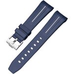 Bracelet pour swatch x blancpain, courbe sans soudure silicone bracelet pour swatch moonswatch speedmaster ... Bracelet pour swatch x blancpain, courbe sans soudure silicone bracelet pour swatch moonswatch speedmaster ...