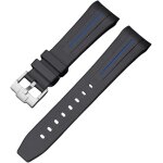 Bracelet pour swatch x blancpain, courbe sans soudure silicone bracelet pour swatch moonswatch speedmaster ... Bracelet pour swatch x blancpain, courbe sans soudure silicone bracelet pour swatch moonswatch speedmaster ...