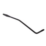 Bras de vibrato en m�tal de 6 mm avec embout pour guitare electrique stratocaster (noir)