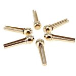 Broches de pont de guitare, broches en laiton en cuivre, chevilles a clous de corde pour guitare acoustique ...