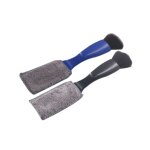 Brosse de nettoyage de guitare a double tte, brosse anti - poussire pour soins de guitare, manche a ...