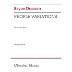 Bryce dessner : people variations - partition d'�tude flute, clarinet, horn, trumpet, violin, viola and ...