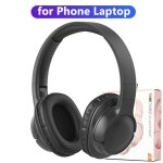 Bst - black casque sans fil bluetooth rvb, casque st�r�o hifi, casque antibruit de sport, prise en charge ...