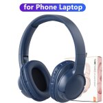 Bst - blue casque sans fil bluetooth rvb, casque st�r�o hifi, casque antibruit de sport, prise en charge ...