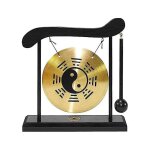 Bureau gong - feng shui en laiton gong ornement de bureau avec stand et maillet, dlicat chinois home ...