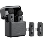 By - v3 microphone combin� sans fil pour iphone, android, mini microphone, utilisation 36 h, chaque tx ...