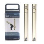 C02 une paire de microphone a condensateur a crayon suspension a petit diaphragme avec clip enregistrement ...