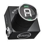C10 mini accordeur de p�dale audio pour guitare chromatique basse accordage hd led affichage a4 r�glable ...