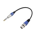 Câble 1 / 4 vers xlr, xlr 3 broches femelles vers 6, 35mm trs mâle câble microphone symétrique pour ... Câble 1 / 4 vers xlr, xlr 3 broches femelles vers 6, 35mm trs mâle câble microphone symétrique pour ...