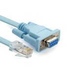 Cble adaptateur rseau rj45 cat5 ethernet vers rs232 db9 com, 1. 8m, pour routeur de console usb srie ...
