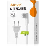 C�ble d'alimentation - 35 cm - c�ble d'alimentation � angle droit - fiche europ�enne c7 - compatible ...