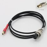 Cble d'alimentation cc haut de gamme fait  la main, adaptateur de direction, mini usb, micro usb, type ...