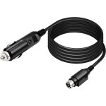 Câble d'alimentation de voiture 12 v dc 18 awg de 2, 5 m, allume - cigare mâle vers mini din mâle à 4 ... Câble d'alimentation de voiture 12 v dc 18 awg de 2, 5 m, allume - cigare mâle vers mini din mâle à 4 ...