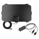 C�ble d'antenne num�rique hd 1080p 4k, pour t�l�vision hd d'int�rieur, avec amplificateur et booster ...