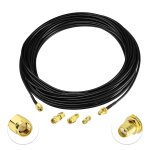 Cble antenne sma 10m rallonge antenne sma mle vers femelle cble rg174 50ohm avec 3 pices kit adaptateur ...