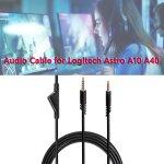 Cble audio pour casque de jeu astro a10 a40, 3. 5mm, fil aux line, 2m