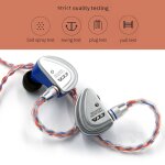 C�ble audio en cuivre plaqu� argent cca 8 coeurs, pour �couteurs c10 c16 a10 zs10 tels que