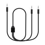 Cble audio double 3, 5 mm vers double 3, 5 mm, adaptateur rpartiteur en y 1 / 8 trs mle vers 2 mles ...