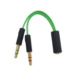 C�ble audio pour �couteurs, transducteur de casque, adaptateur combin�, s�parateur de casque, microphone ...