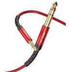 Cable audio jack 6. 35mm vers 3. 5mm [1. 2m] durable stro jack nylon tress compatible avec lecteurs ...