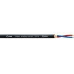 C�ble audio micro 2 x 0, 50 mm 100 m - cordial ecl cmk250 - black100